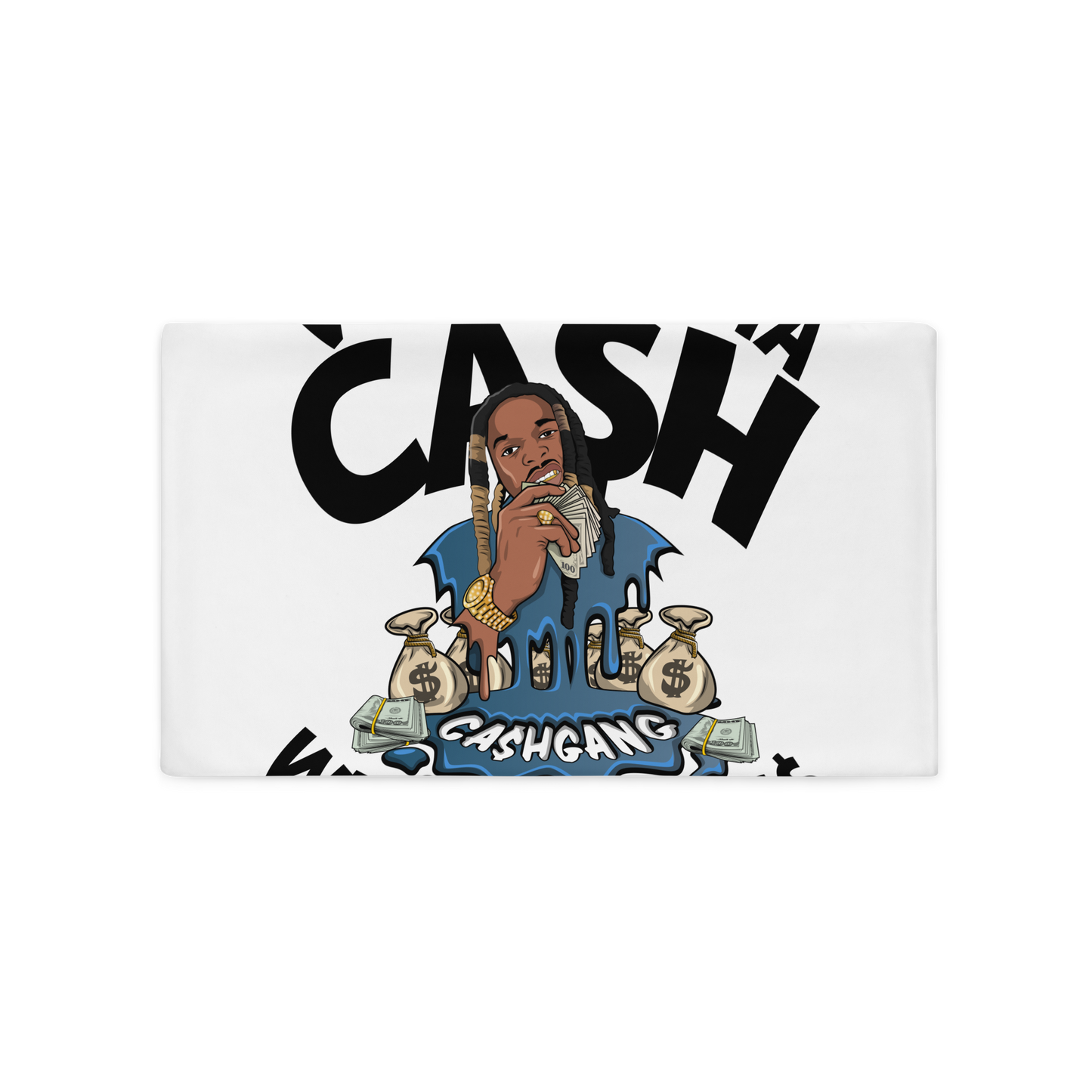 WLCWLB CA$HGANG Pillow Case