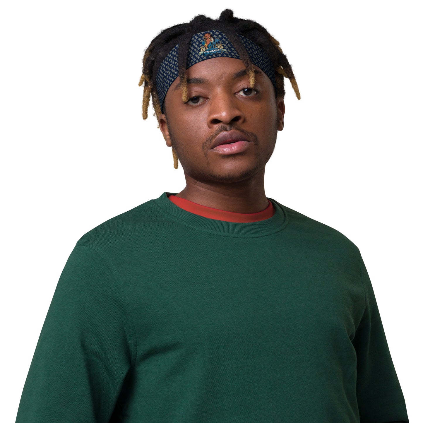 NAVY STAR$ CA$HGANG Logo Headband