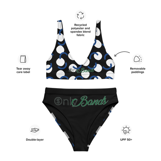 OnlyBAND$ C$G Recycled high-waisted bikini