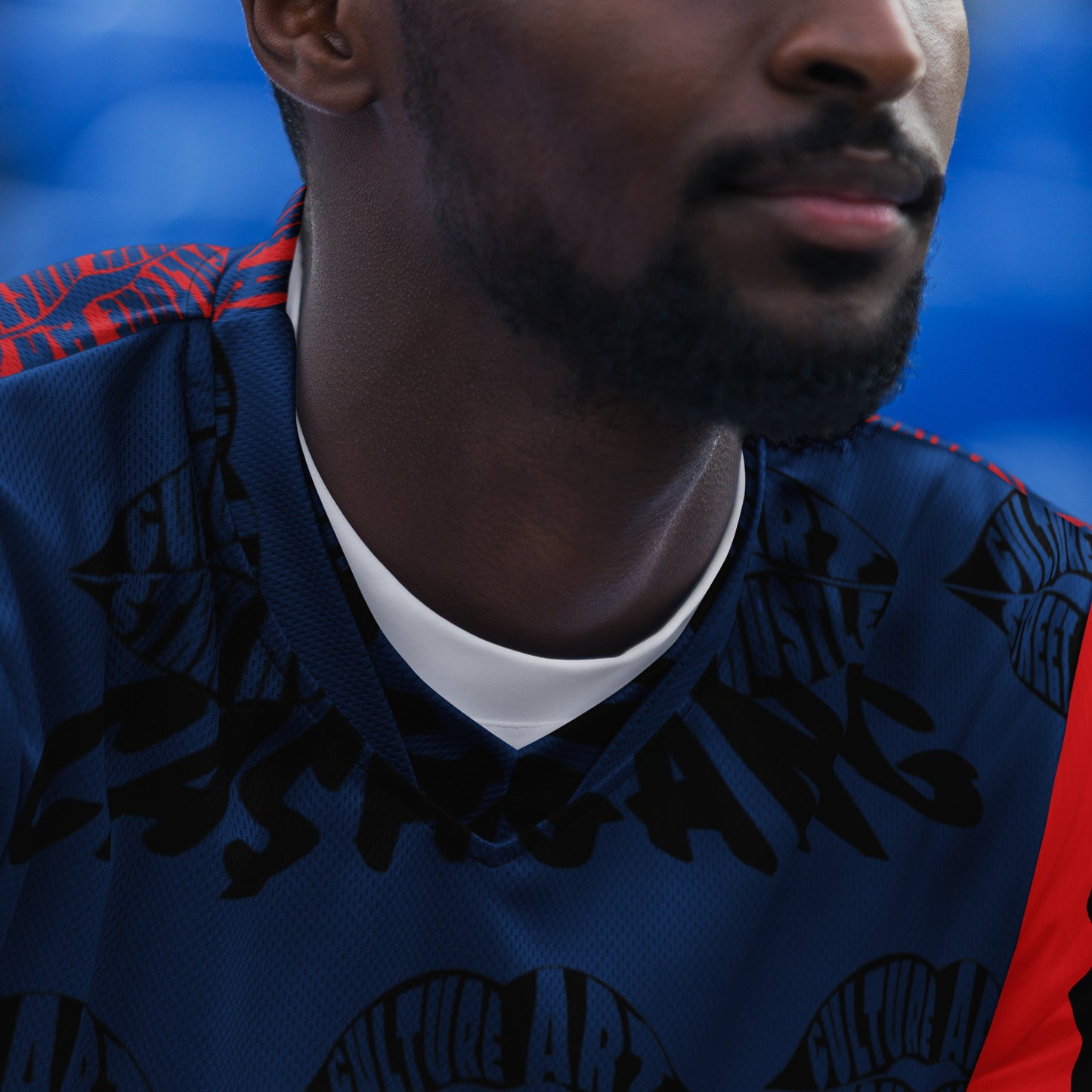 C.A.S.H Blue/Red/Blk unisex sports jersey