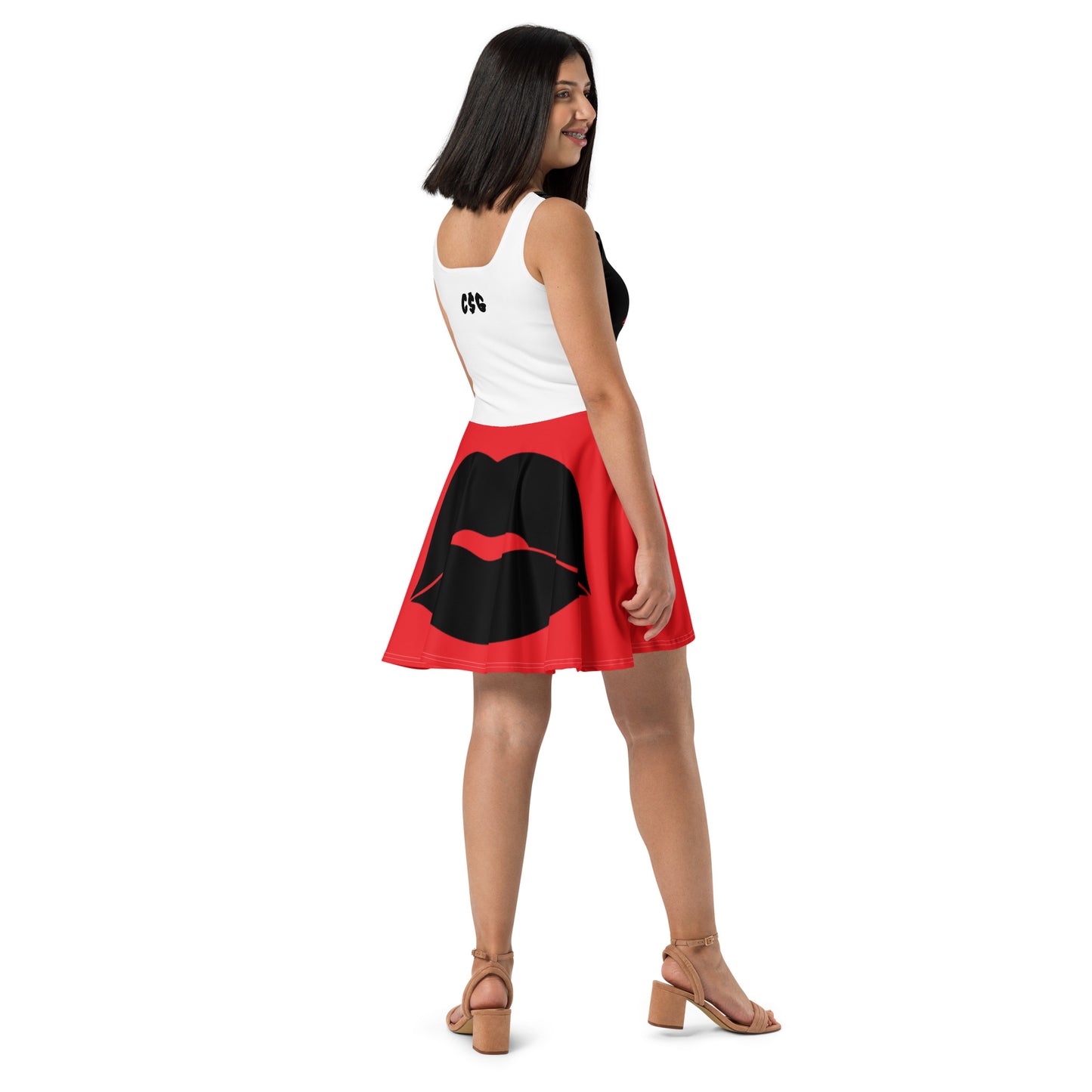 C.A.S.H CG Red/Blk Skater DressSkater Dress