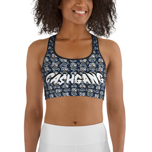 WLOC WLOB CAB$ NAVY Sports bra