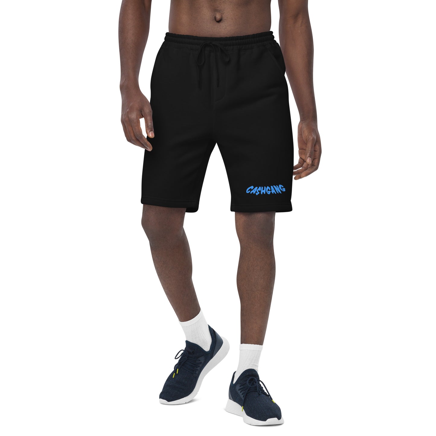 CA$HGANG Baby Blue Men's fleece shorts