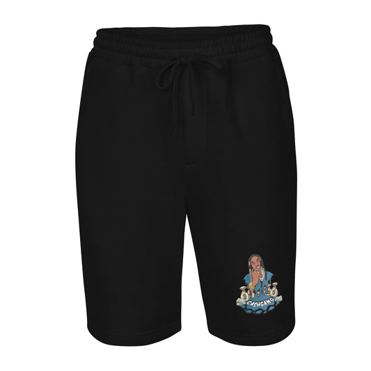CA$HGANG Logo Unisex fleece shorts
