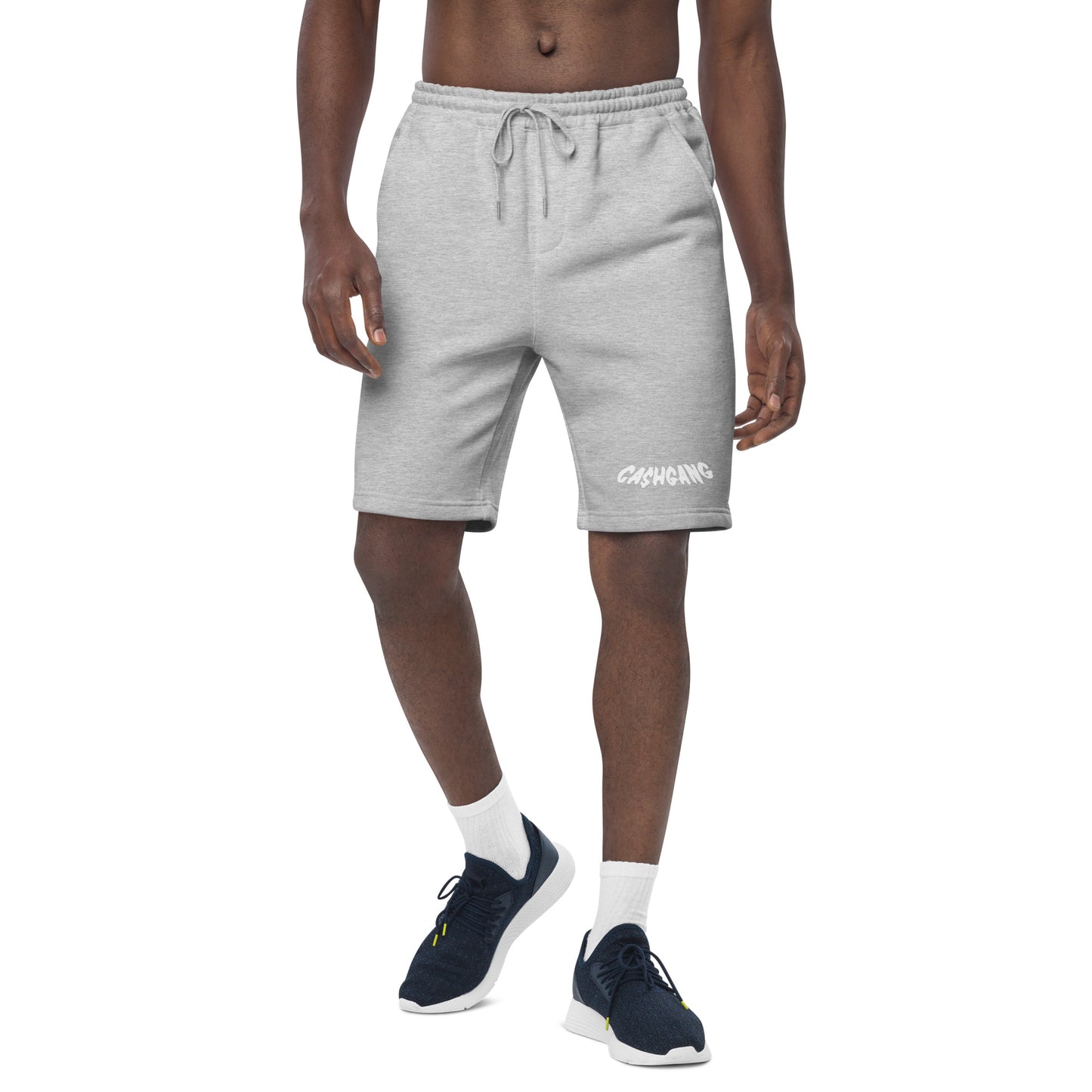 CA$HGANG White Men's fleece shorts