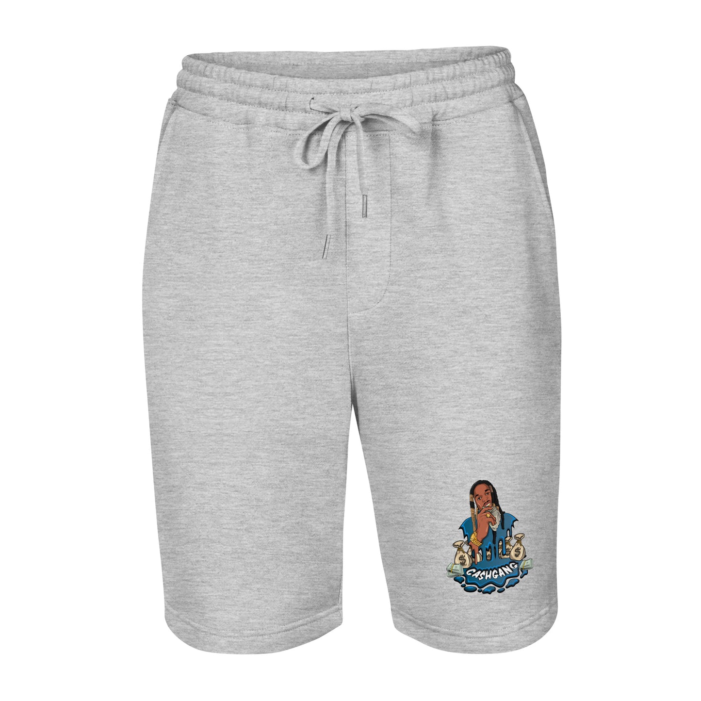 CA$HGANG Logo Unisex fleece shorts