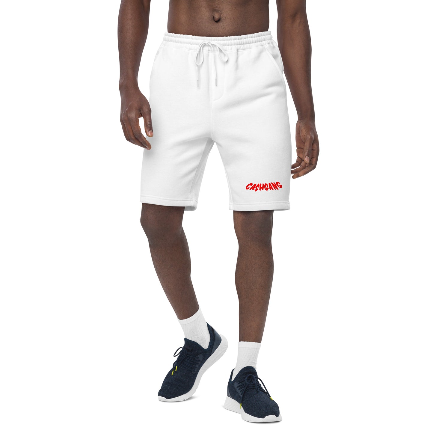 CA$HGANG Red Men's fleece shorts