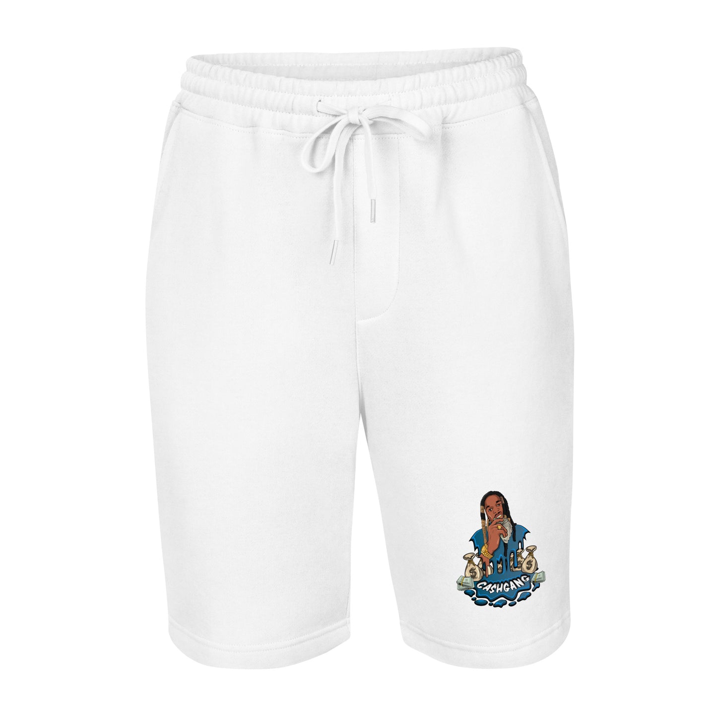 CA$HGANG Logo Unisex fleece shorts
