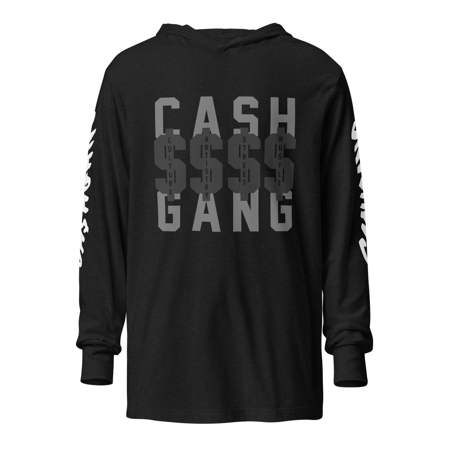 C.A.S.H Hooded long-sleeve tee