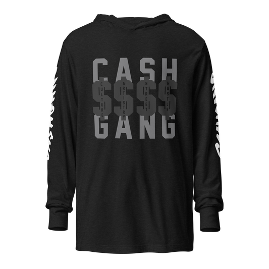 C.A.S.H Hooded long-sleeve tee