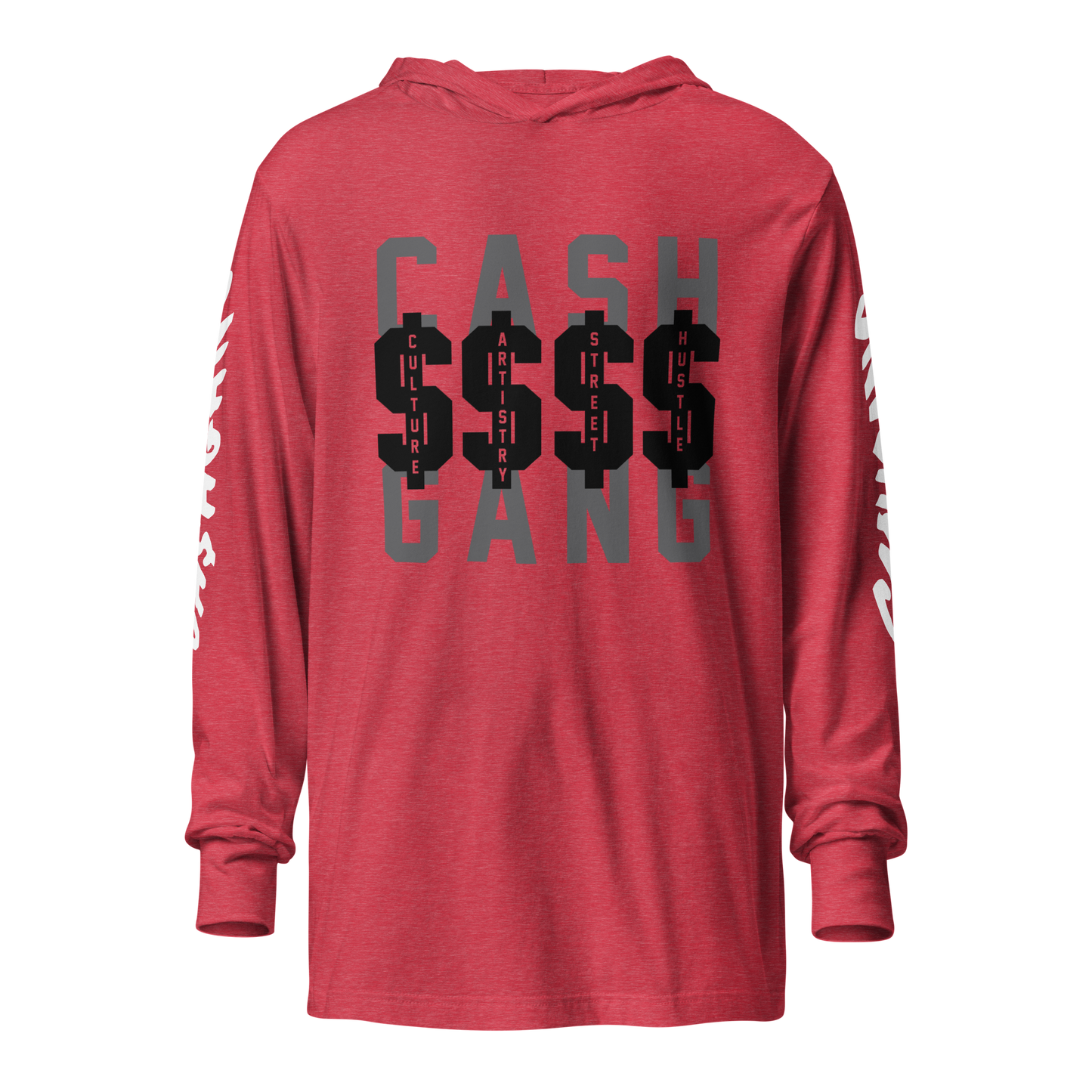 C.A.S.H Hooded long-sleeve tee