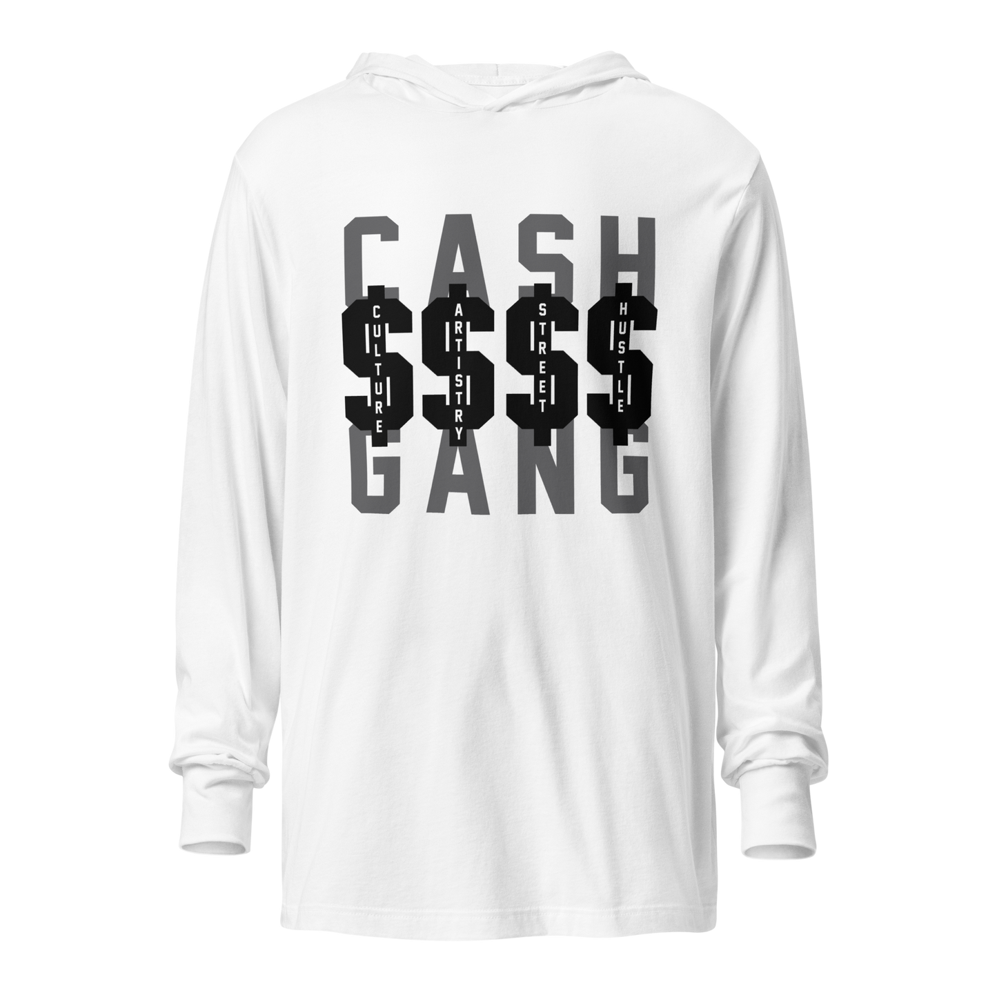 C.A.S.H Hooded long-sleeve tee