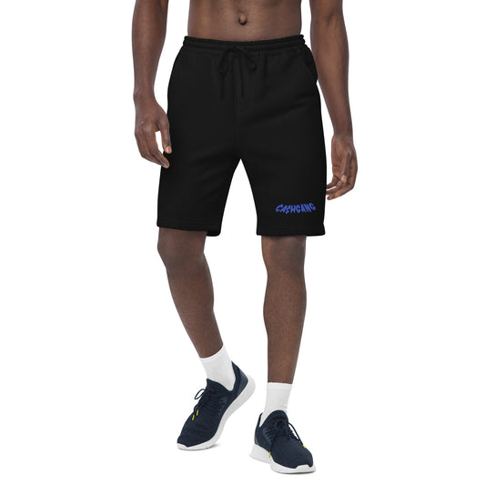 CA$HGANG Blue Men's fleece shorts